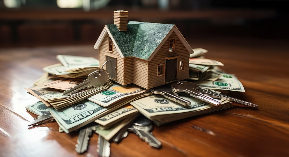 Home with cash